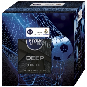 Nivea Men Deep aftershave 100 ml + Nivea Men cream 150 ml + Deep ball antiperspirant 50 ml + Deep shower gel 250 ml, cosmetic set