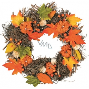 Autumn wicker wreath 41 cm