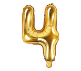 Inflatable balloon number 4, 35 cm foil