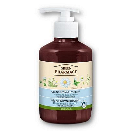 Green Pharmacy Chamomile and Allantoin intimate hygiene gel for sensitive skin 370 ml