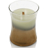 WoodWick Floral Nights Fig Leaf & Tuberose - Fig Leaf and Tuberose scented candle with wooden wick and lid glass medium 275 g Limited 2019