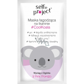 Selfie Project CoolKoala soothing textile face mask 15 ml