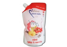 Miléne Currant and vanilla liquid soap refill 500 ml