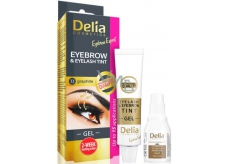 Delia Cosmetics Eyebrow Expert gel paint for eyebrows and eyelashes with activator 1.1. Graphite - gray 2 x 15 ml