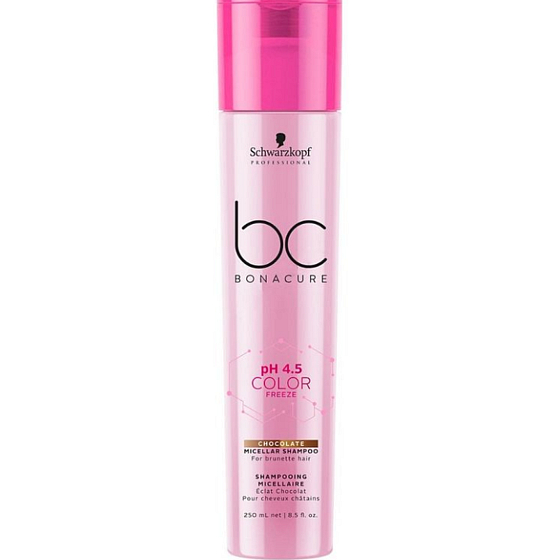 Schwarzkopf Professional BC Bonacure pH 4.5 Color Freeze micellar shampoo for brown hair shades 250 ml