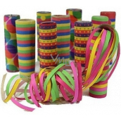 Colorful streamers 7 mm x 4 m 17 pieces per pack