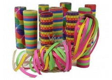 Colored serpentines 7 mm x 4 m 17 pieces in a package