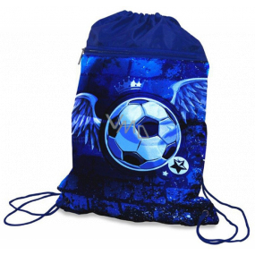 Donau School football shoe bag with two pockets and a 42.5 x 32 cm zipper