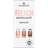 Essence French Manicure Stencils nail templates 01 Walk The Line 60 pieces