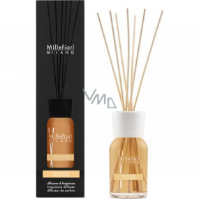Millefiori Milano Natural Lime & Vetiver - Lime and vetiver Diffuser 100 ml + 7 stalks 25 cm long for smaller spaces lasts 5-6 weeks
