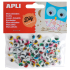 Apli Moving eyes self-adhesive colored with lashes 100 pieces, 13265