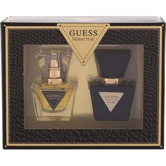 Guess Seductive Eau de Toilette for Women 15 ml + Guess Seductive Noir for Women Eau de Toilette 15 ml, gift set for women