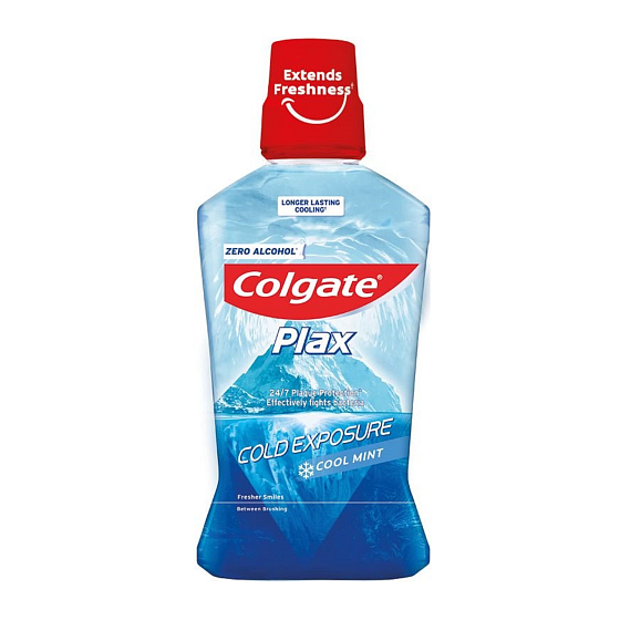 Colgate Plax Cold Exposure Mint Mouthwash 500 ml