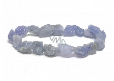 Tanzanite bracelet elastic natural stone made of stones 7 - 9 mm / 16 - 17 cm