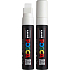 Posca Universal acrylic marker with extra wide, straight tip 15 mm White PC-17K