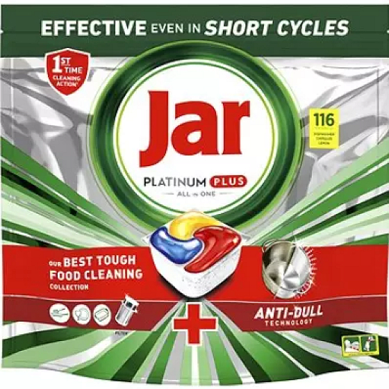 Jar Platinum Plus Dishwasher Capsules 116 pieces