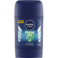 Nivea Men Fresh Kick Deodorant Stick, 50 ml