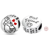 Sterling silver 925 Dog friend - forever, pet bracelet bead