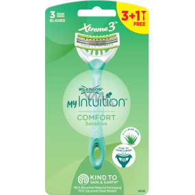 Wilkinson Xtreme 3 My Intuition Comfort Sensitive razor for women 4 pieces