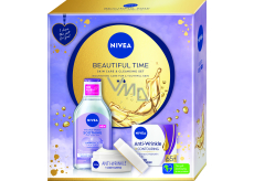 Nivea Beautiful Time Soothing Aminoacid Complex soothing micellar water 400 ml + Anti Wrinkle 65+ day cream 50 ml, cosmetic set for women