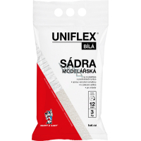 Uniflex white plaster, modeling, 3 kg
