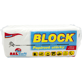 BALsoft Block 2-ply paper towels, 200 pcs