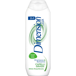 Dimension by LUX 2in1 Shampoo and Conditioner for Oily Hair, 250 ml