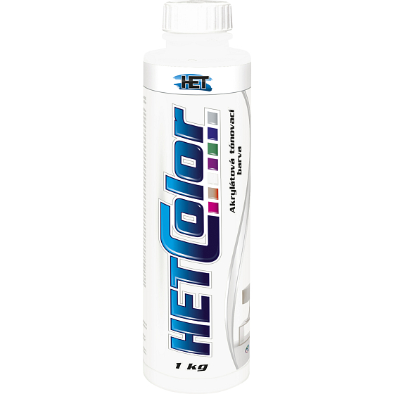 Het Hetcolor paint toning color, 0100 white, 1 kg