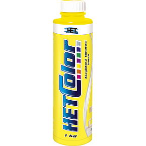 Het Hetcolor paint tinting color, 0610 yellow, 1 kg