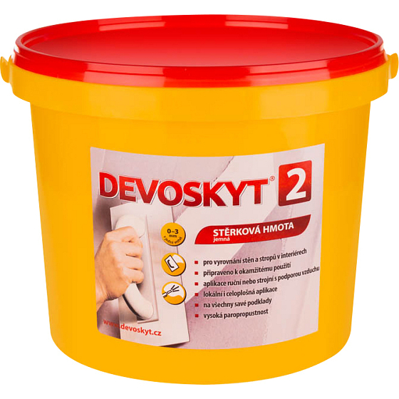 Devoskyt roughness 2, interior plastering compound, 5 kg