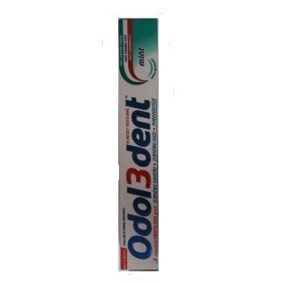 Odol3dent Mint with a mild menthol flavor toothpaste 75 ml