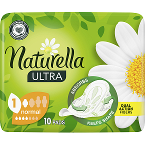 Naturella Women's Ultra Normal Pads, 10 pcs