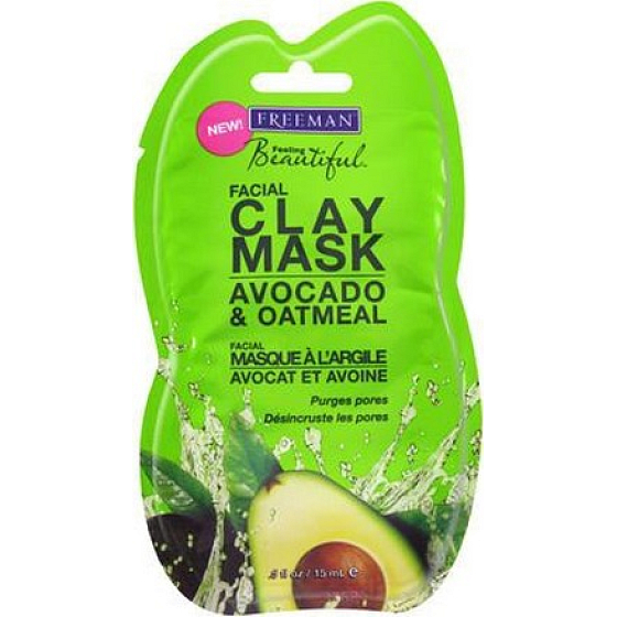 Freeman Feeling Beautiful Avocado and Oats Kaolin face mask 15 ml