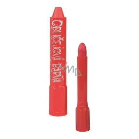Amos Face Deco Face and Body Paint in Tube Red with Lipstick Cap 4.7 g