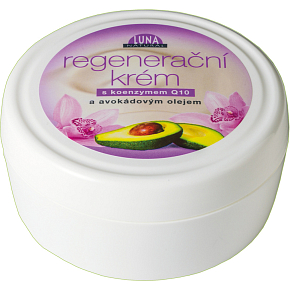 Luna regenerating cream with coenzyme Q10 and avocado, 200 ml