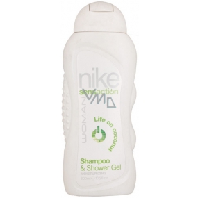 Nike Sensaction Woman Life on Coconut Shower Gel and Shampoo 300 ml