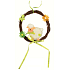 Wicker wreath with sheep 17cm