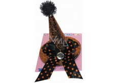 Hat on a golden orange tip clip