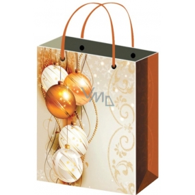 Anděl Gift paper bag 45.5 x 33 x 10.5 cm white, flask XL