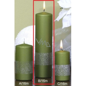 Lima Ribbon candle light green cylinder 60 x 220 mm 1 piece