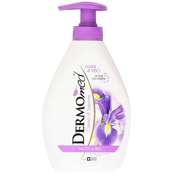 Dermomed Talc & Iris Liquid Powder & Iris Liquid Soap Dispenser 300 ml