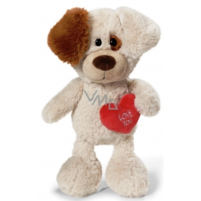 Nici Love You Dog Plush toy finest plush 25 cm