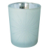 White glass candle holder 6.5 cm no.3