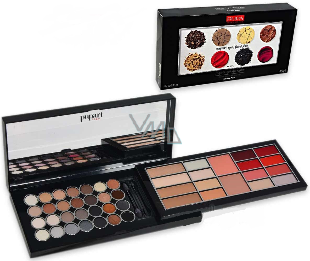 Pupa Pupart L Eyes, Lips & Face MakeUp Cosmetic Cassette For Eye, Lips