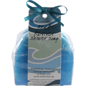 Bomb Cosmetics Ocean - Reef Reviver shower massage soap 140 g