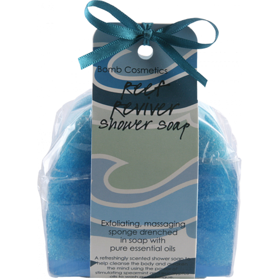 Bomb Cosmetics Ocean - Reef Reviver shower massage soap 140 g