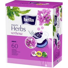 Bella Herbs Verbena sanitary panty liners 60 pieces + make-up remover tampons 30 pieces