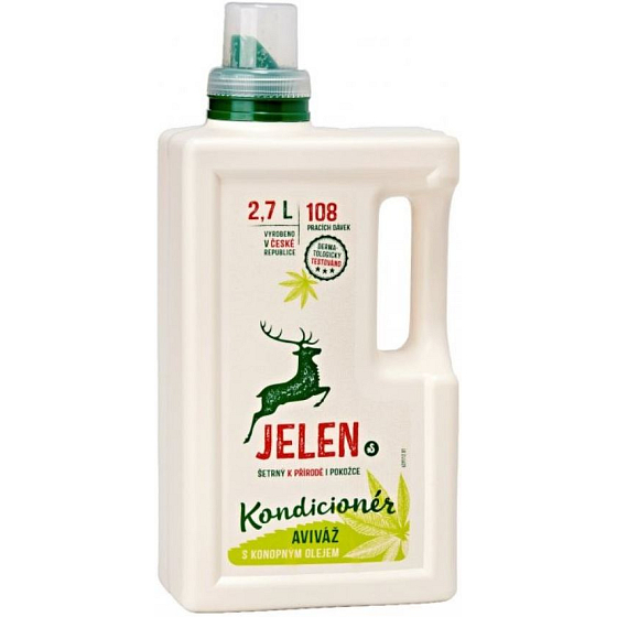 Jelen Hemp Oil Conditioner Fabric Softener 108 Washes 2.7 l