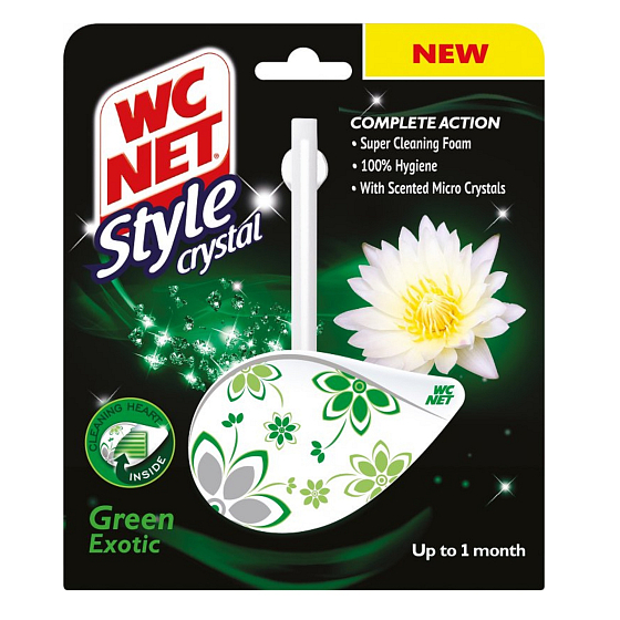 WC Net Crystal Style Green Exotic hanger 36.5 g