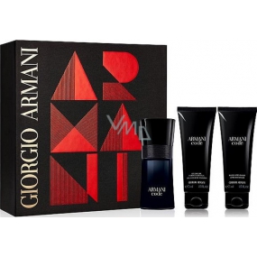 Giorgio Armani Code Men Eau de Toilette 50 ml + After Shave Balm 75 ml + Shower Gel 75 ml, Gift Set